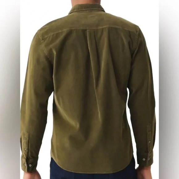 Johnnie-O NWT Kodiak Button Down Shirt Olive Men’s Size S